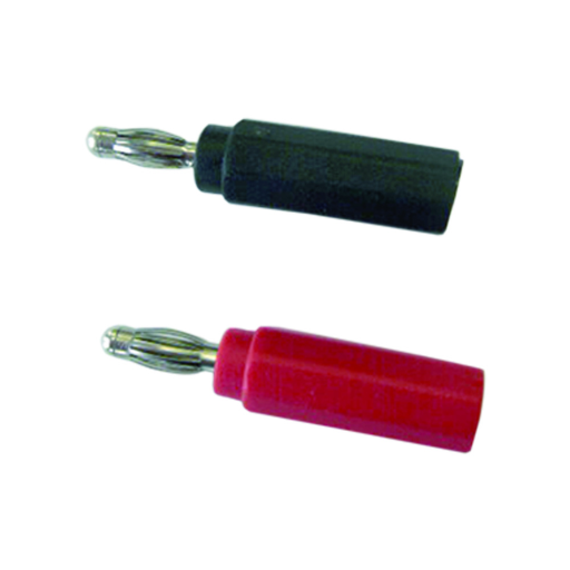 Bezpečnostní adaptér 4 mm, červený/černý
