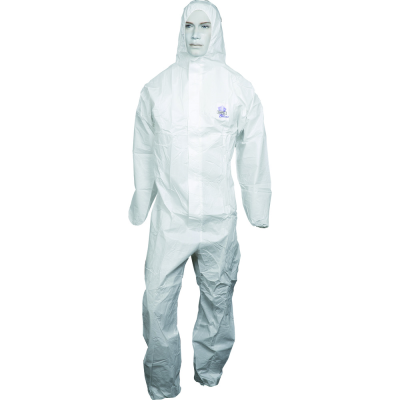 Ochranný oblek na jedno použití, bílý, kateg. III