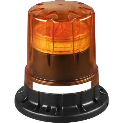 Rotační maják LED, tříbodové připevnění 12 / 24 V