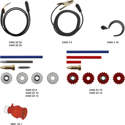Příslušenství k svářečce Kempact 253A / 323R