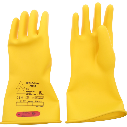 Ochranné rukavice pro elektrikáře, třída 0
