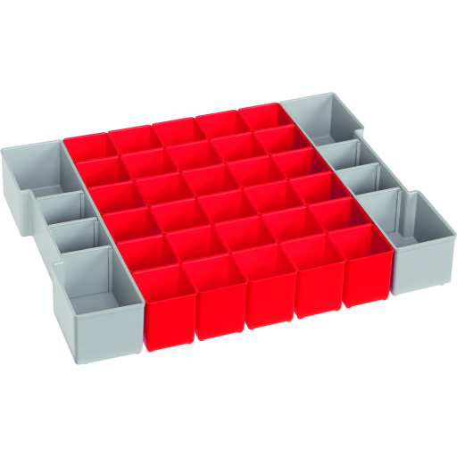 Sada vkládacích boxů, červená VAROBOXX 1