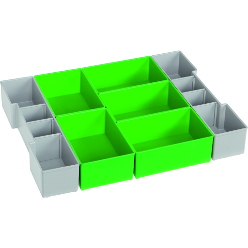 Sada vkládacích boxů, světle zelená VAROBOXX 1