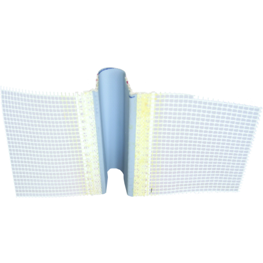 Dilatační profil z PVC, s tkaninou