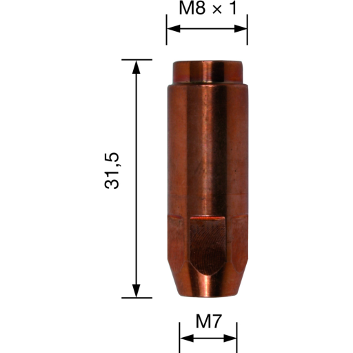 BL(10)NÁSTAVEC M7X31,5MM
