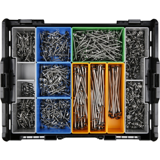 Klempířské vruty PZ 7995 Ø 15 mm, A2 VAROBOXX VAROBOXX KLEMP.VRUTYDI15 A2/A2