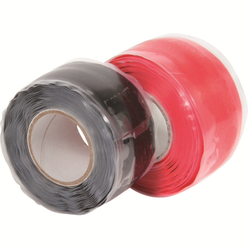 Silikonová páska červená/černá à 3 m
