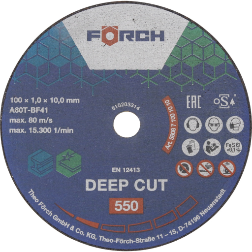 Dělicí kotouče DEEP CUT 550 pro hloubkovou řezačku