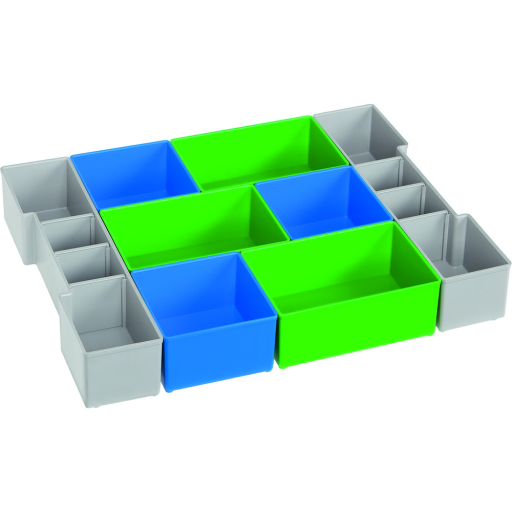 Sada vkládacích boxů, modrá/sv. zelená VAROBOXX 1