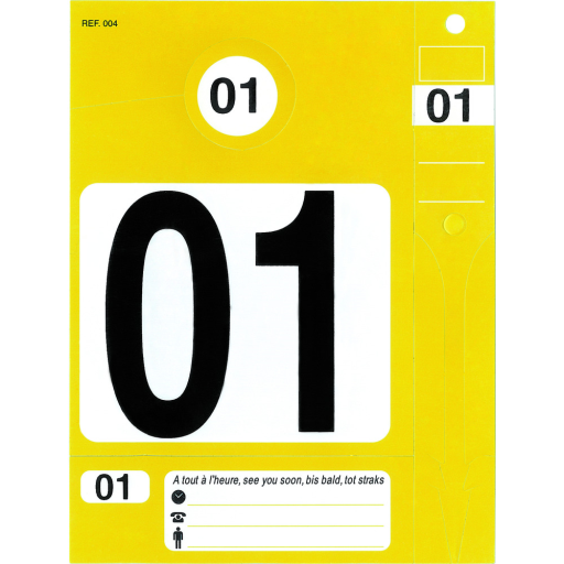 Identifikační kartička, model 4