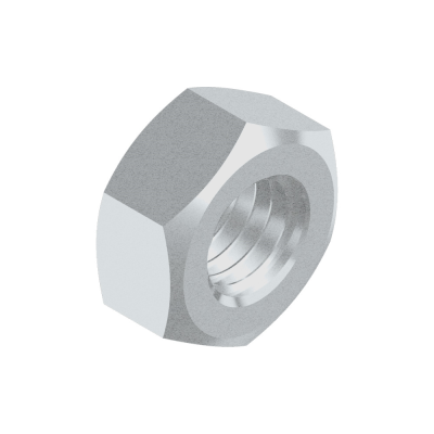 Sekskantmøtrikker ISO 4032-10, stål-zinklameller