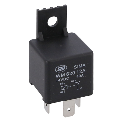 ARBEJDSRELÆ 12V 4 POL 40A