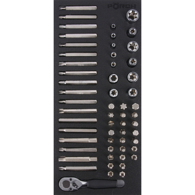 BITS-TOPSÆT 10MM 57DELE