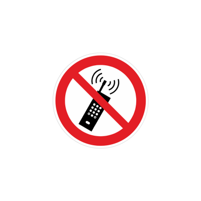 Forbudsskilt mobiltelefon