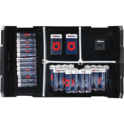 VAROBOXX Mini batterier med LED lygte