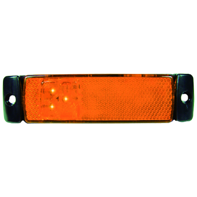 LED-sidemarkeringslygte flad 12 / 24 V