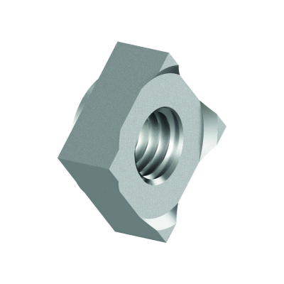 Firkant-svejsemøtrik DIN 928, Rustfri stål A4