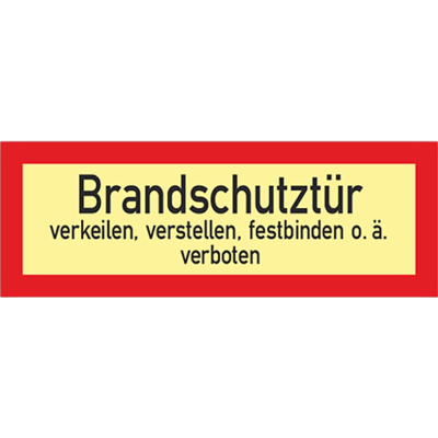 Brandbeskyttelsesmærke Branddør