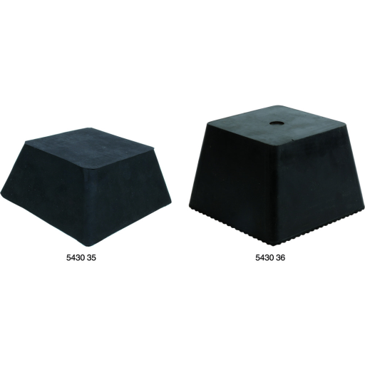 Underlægningsklods gummi pyramide