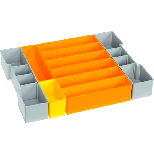 Indsatsboks-sæt, orange / gul VAROBOXX 1