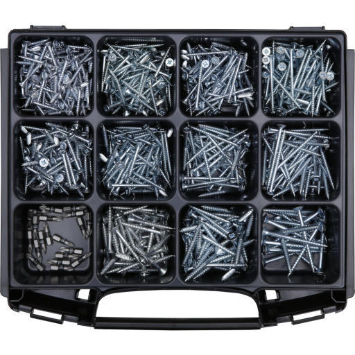 Spånpladeskruer PZ SH delgev. 4,5 – 6 mm VAROiBOXX VAROIBOXX SPÅNSKRUE 4,5-6MM