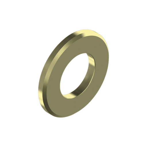 Skiver ISO 7090, blank messing