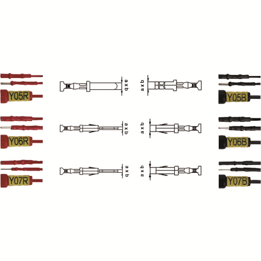 Y-kabel rundstik til Basis-kit Profi / Basis-diagnose