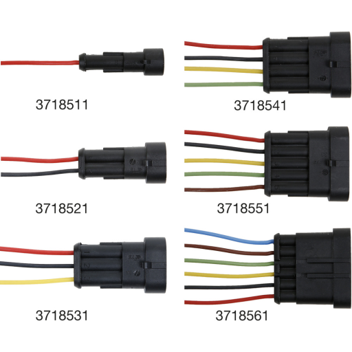 Superseal stiksystem med kabel