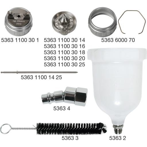 Tilbehør til malerpistol PRi Pro LITE