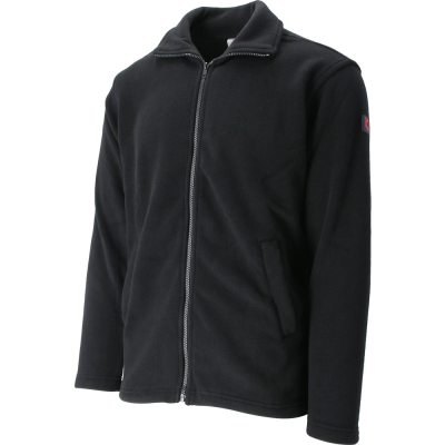 FLEECEJACKA SVART STRL S