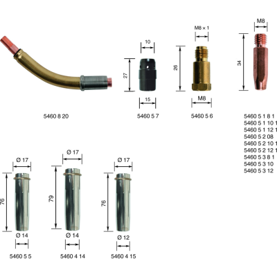 Tillbehör slangpaket FE / MMT / PMT