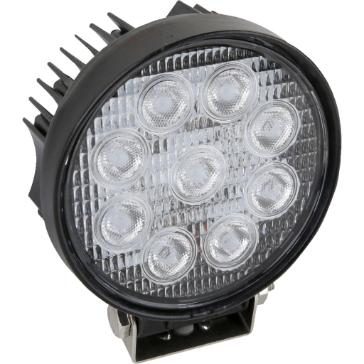 LED-arbetslampa rund 27 W