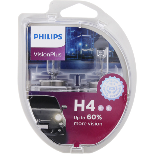 LAMPA 12V H4 +50% 2-PACK