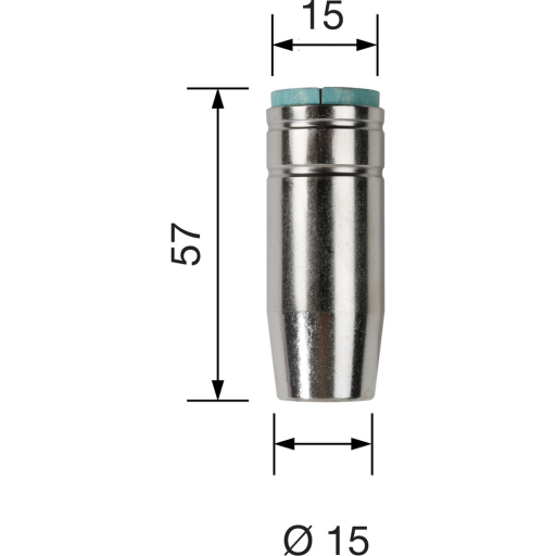 GASMUNSTYCKE KONISK SP25