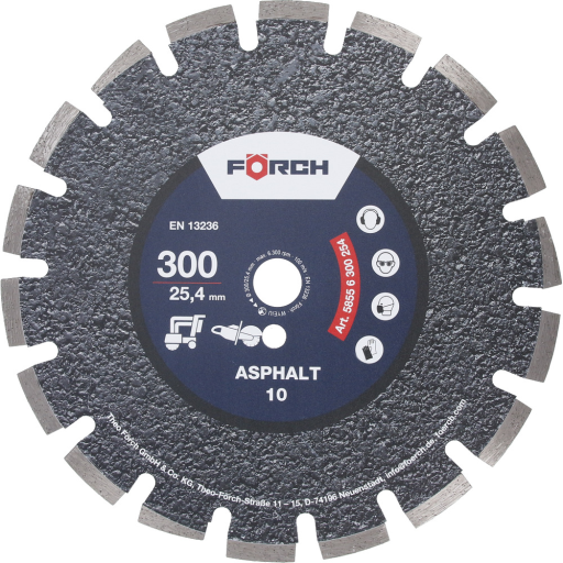 DIAMANTKAPKLINGA 300/254ASFALT