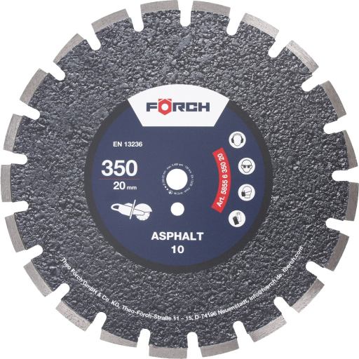 DIAMANTKAPKLINGA 350/20 ASFALT