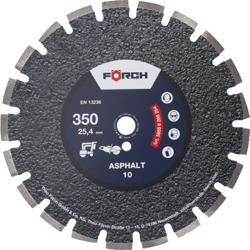 DIAMANTKAPKLINGA 350/254ASFALT