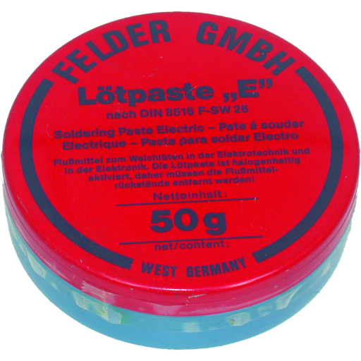 Spájkovacia pasta pre elektrotechniku / elektroniku
