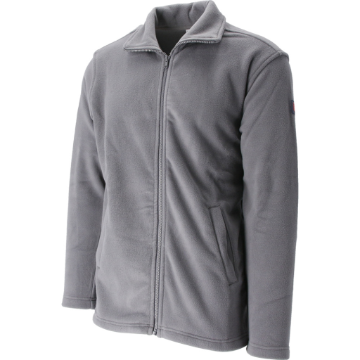 FLEECEJACKE GRAU GR.L