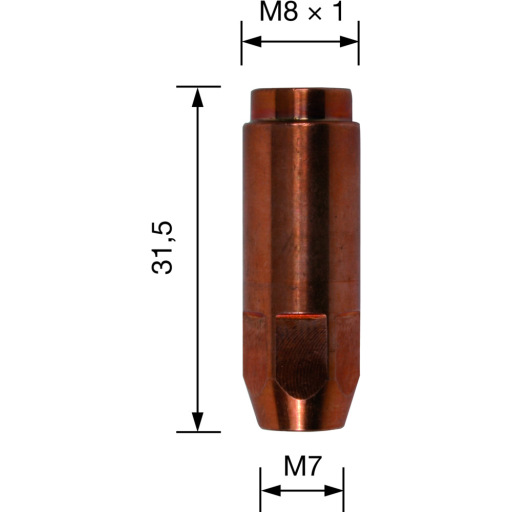 BL(10)NADSTAVEC M7X31,5MM