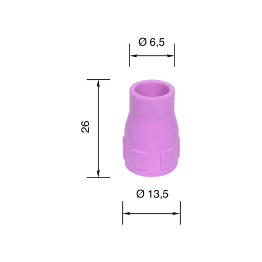 BL(10)PLYNOVÁ HUBICA 6,5MM WIG