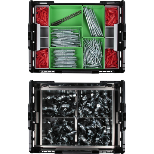 Trubkové objímky s dvěma šrouby Premium VAROBOXX TRU.OBJ.2ŠR.3/8"-3/4" VAROBOXX