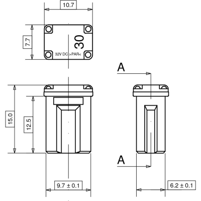 BLOKSIKRING TYPE JLP 30,0A ROS